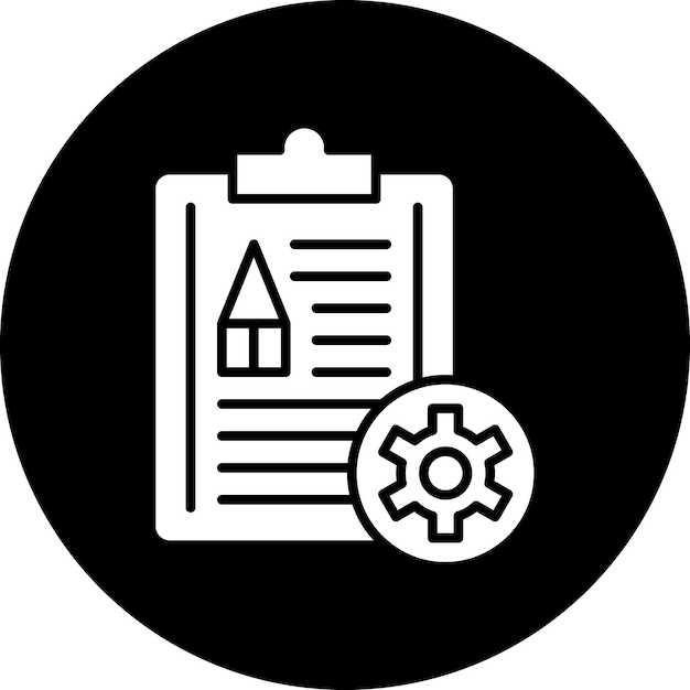 vector design project icon style