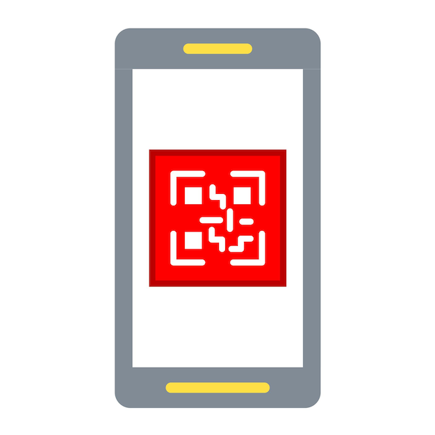 vector design qr code icon style