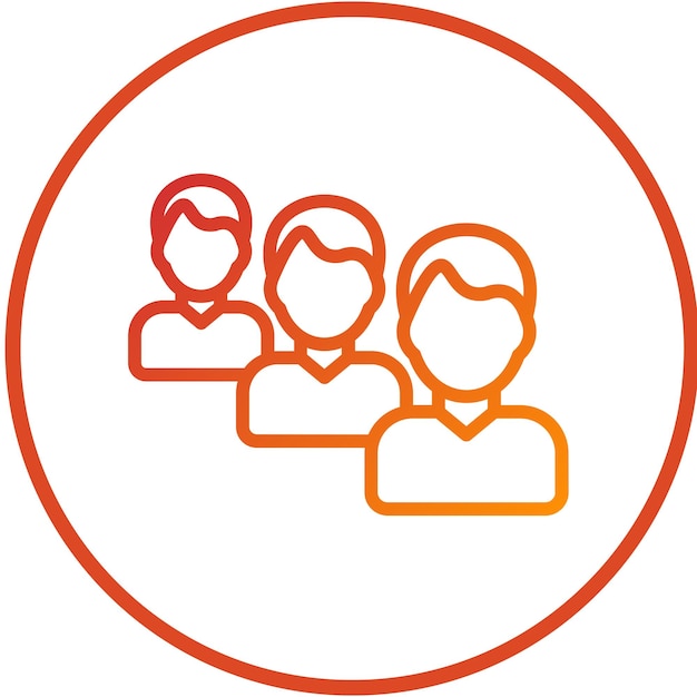 vector design queue icon style