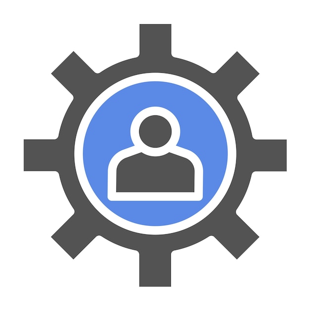 vector design queue management icon style