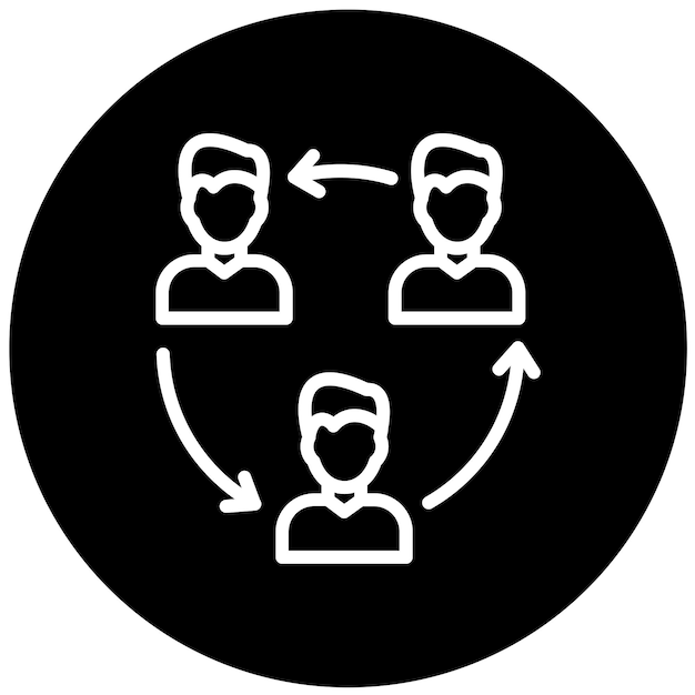 vector design queueing icon style
