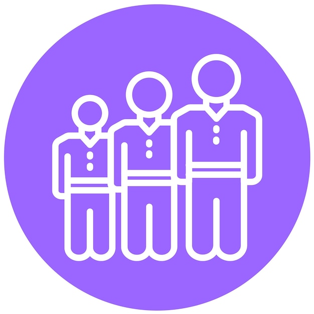 vector design queueing system icon style