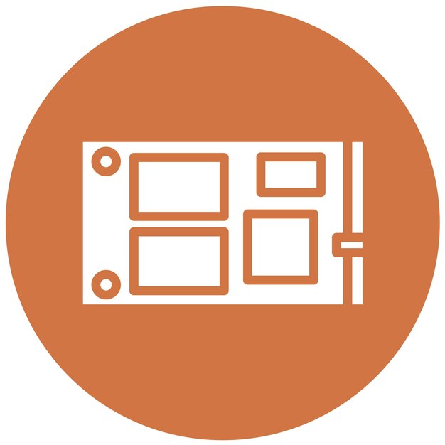 Vector Design RAID Controller Icon Style