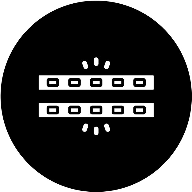 Vector Design Rgb Light Strip Icon Style