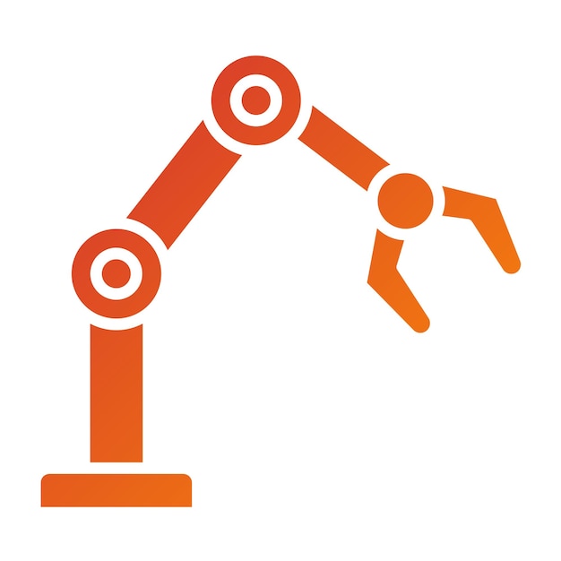 Vector Design Robotic Arm Icon Style