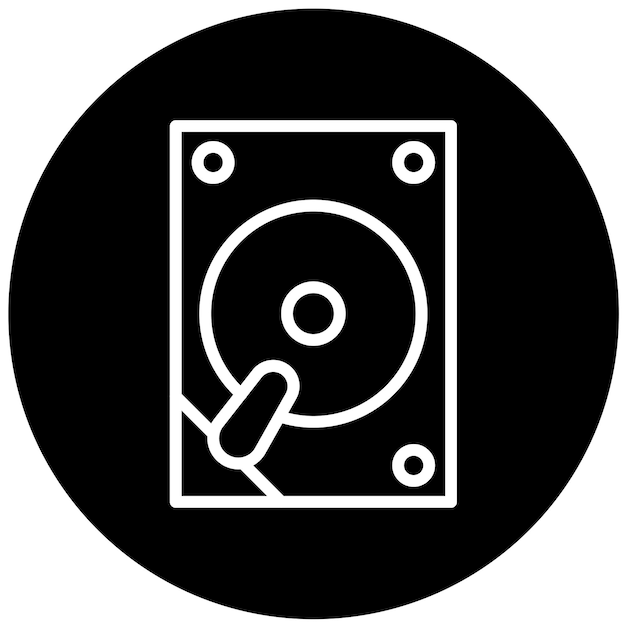 Vector Design SATA Drive Icon Style