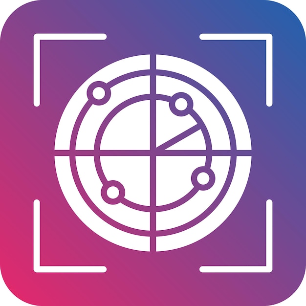 Vector Design Scanning Location Icon Style