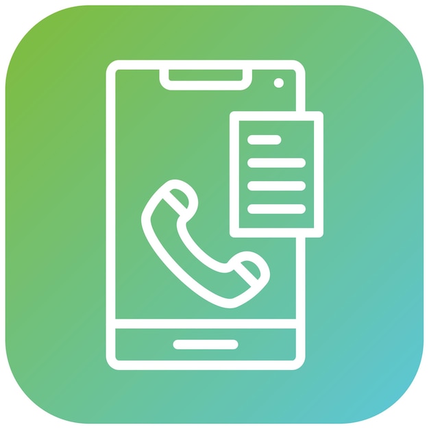 vector design scripted calls icon style