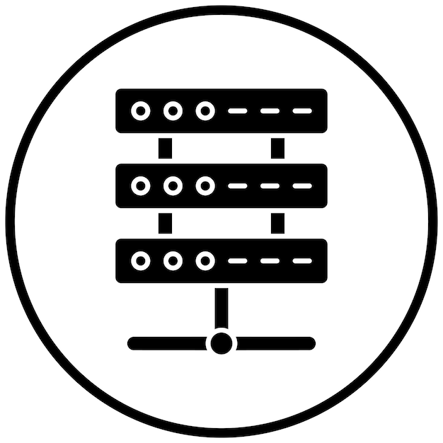 Vector Design Server Icon Style