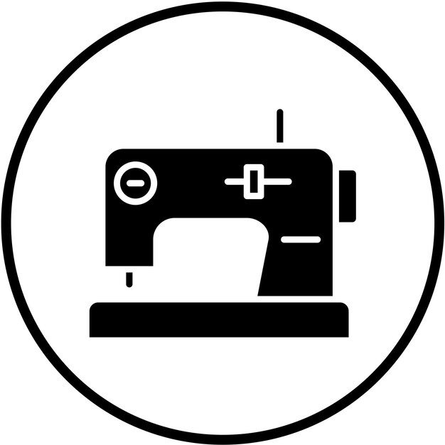 Vector Design Sewing Machine Icon Style
