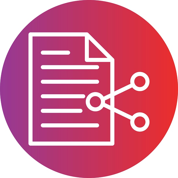 Vector Design Share Files Icon Style