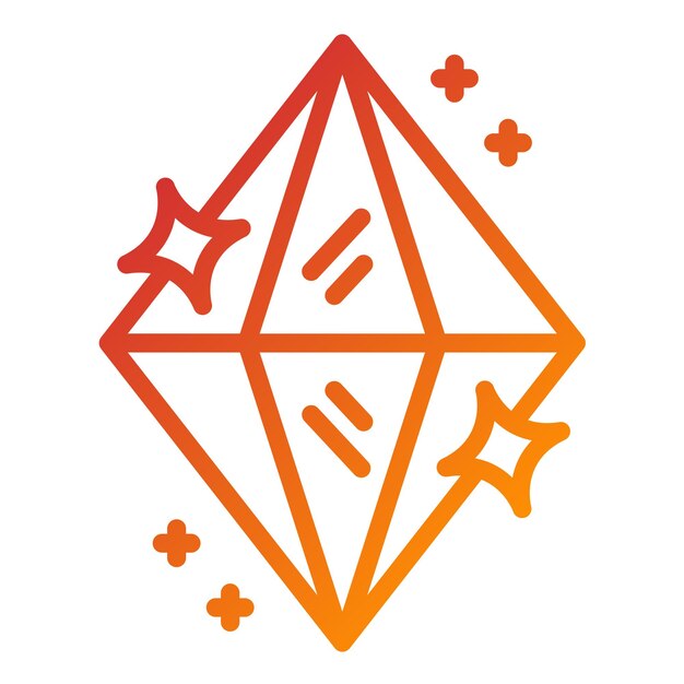 Vector Design Shimmering Icon Style