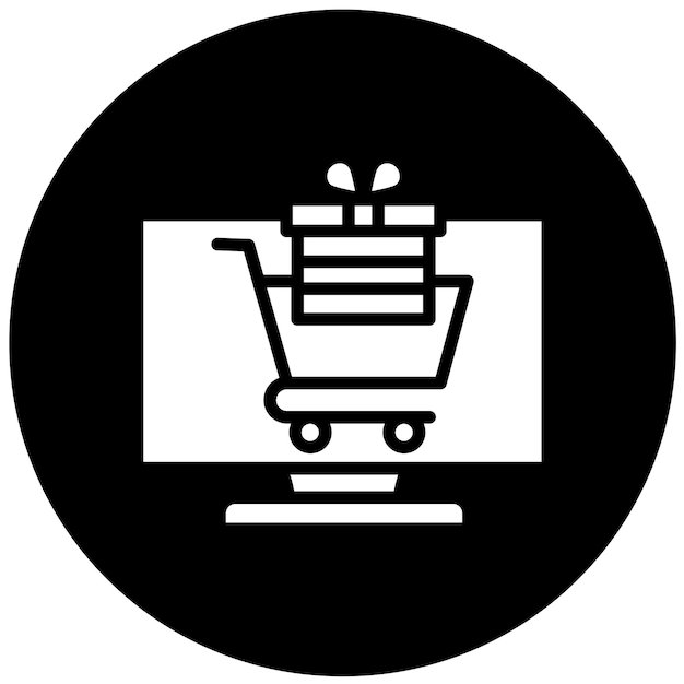 Vector Design Shopping Paradise Icon Style