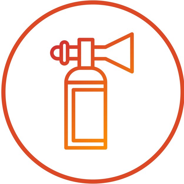 Vector Design Signal Horn Icon Style