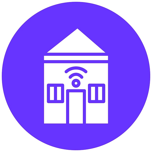 Vector Design Smart house Icon Style