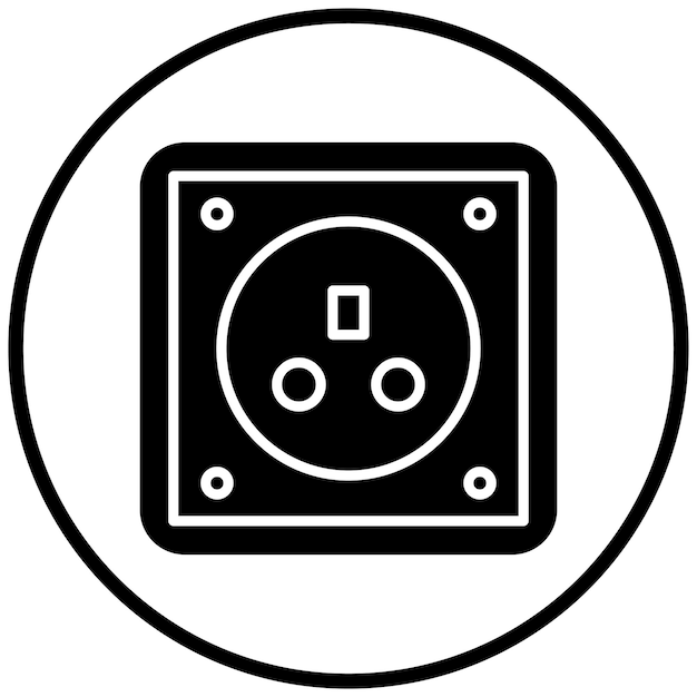 Vector Design Socket Icon Style