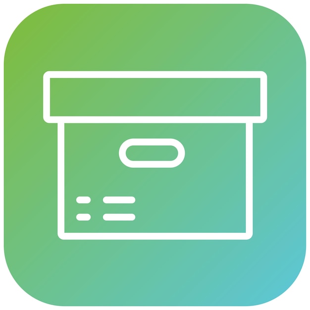 Vector Design Storage Cube Icon Style
