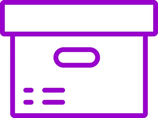 Vector Design Storage Cube Icon Style