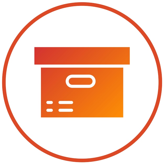Vector Design Storage Cube Icon Style