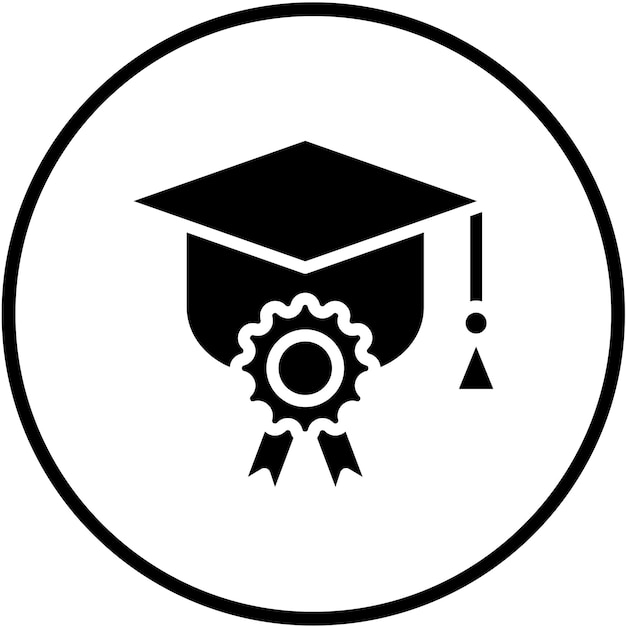 Vector Design Student Achievement Icon Style