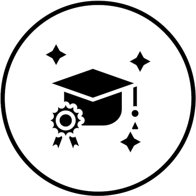 Vector Design Student Awards Icon Style