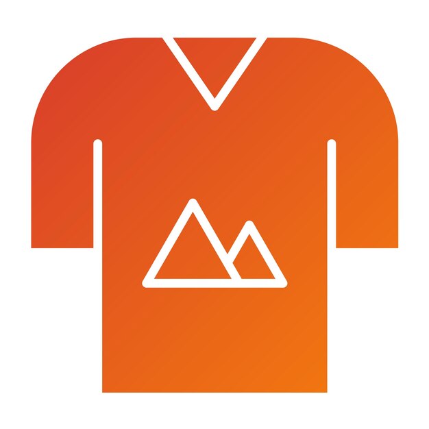 Vector Design T Shirt Icon Style