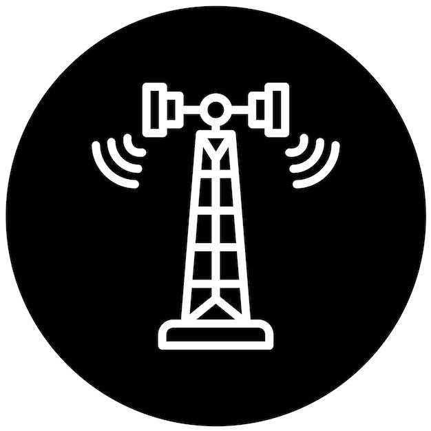 Vector Design Telecom Icon Style