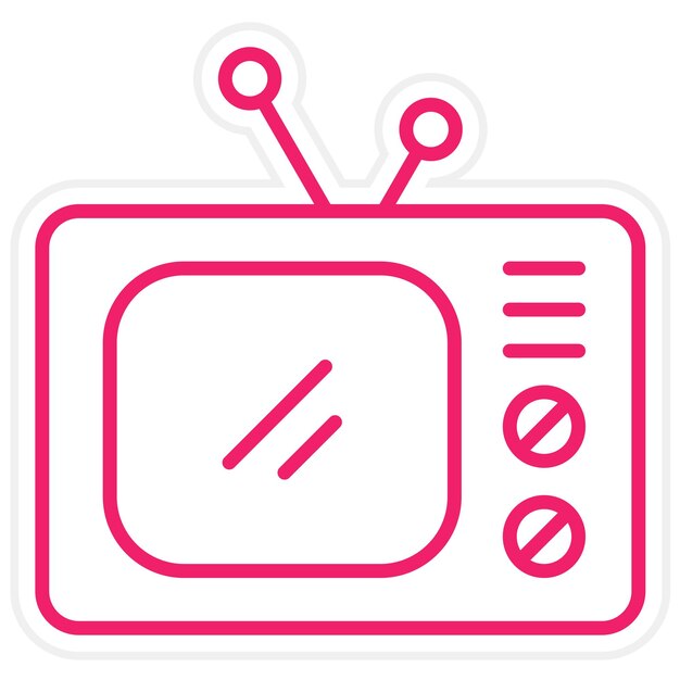 Vector Design Television Icon Style