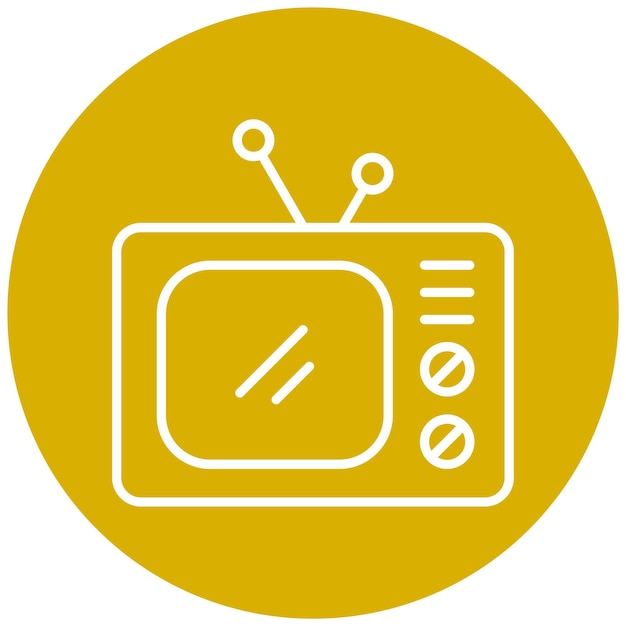 Vector Design Television Icon Style