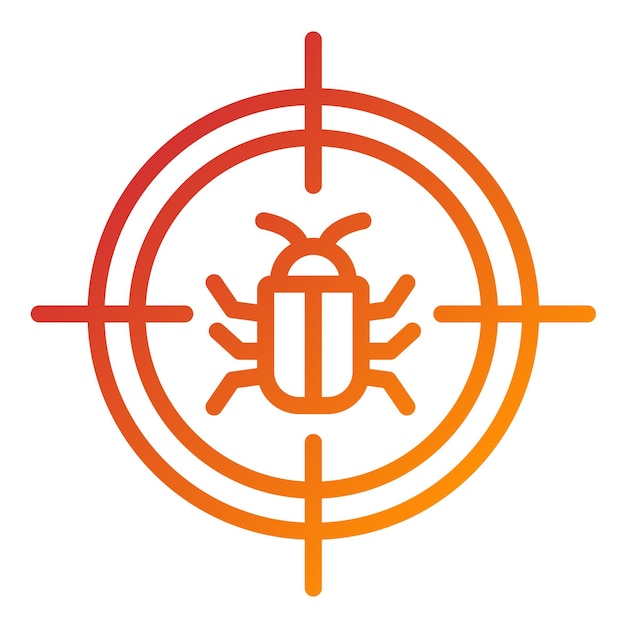 Vector Design Threat Hunter Icon Style