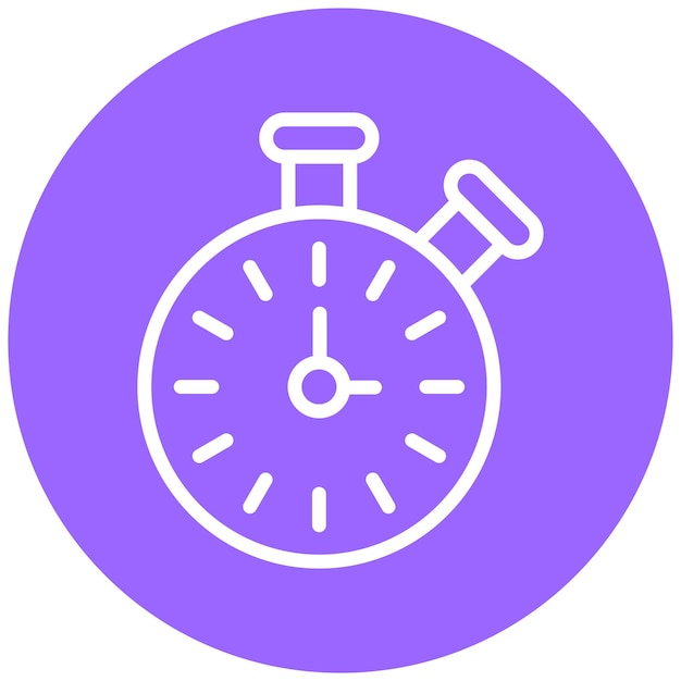 vector design timer icon style