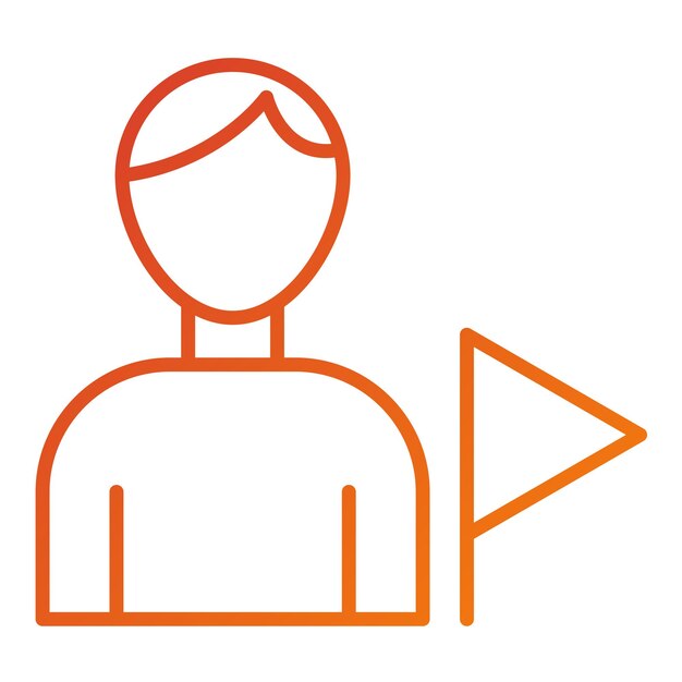 Vector Design Tour Guide Icon Style