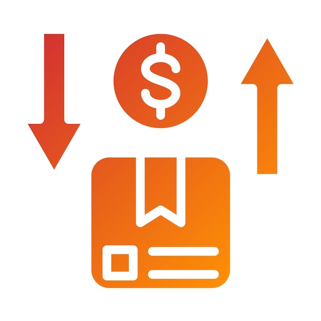 vector design variable costs icon style