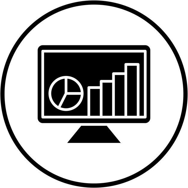 vector design web analytics icon style
