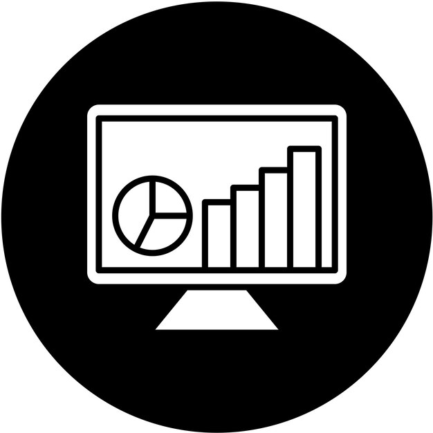 vector design web analytics icon style