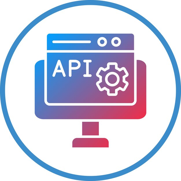 vector design web api icon style