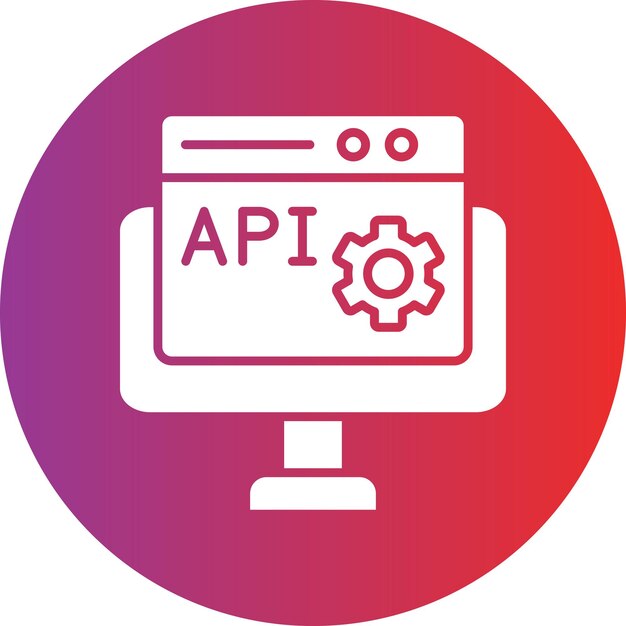 vector design web api icon style