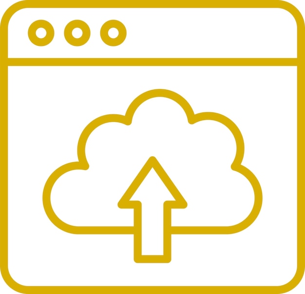 vector design webpage upload icon style