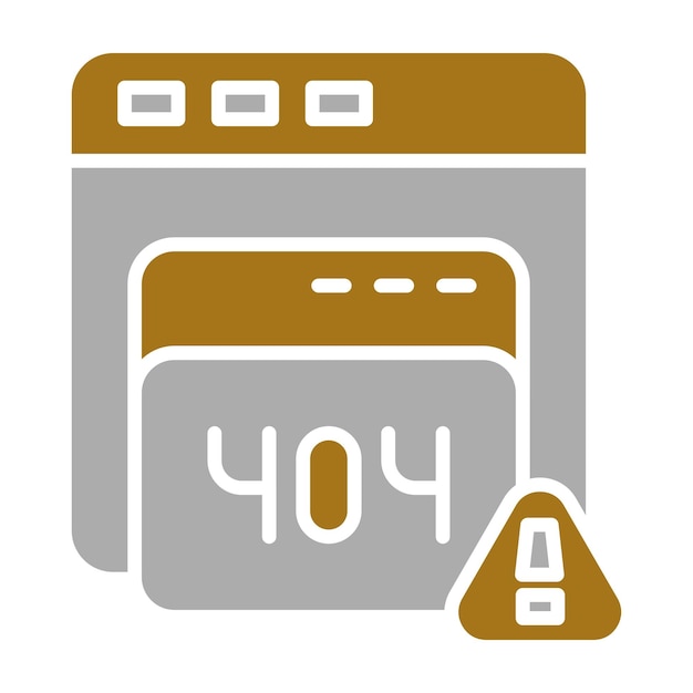 vector design website error icon style