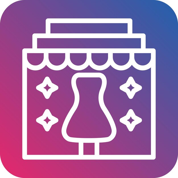 Vector Design Window Display Icon Style