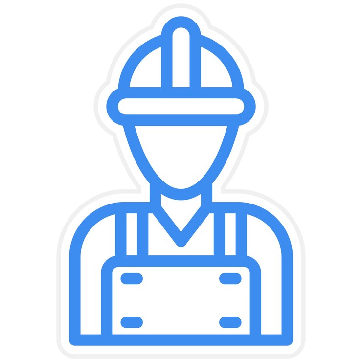 Vector vector design worker icon style