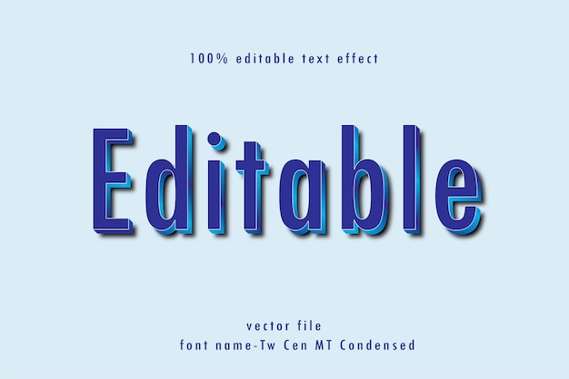 vector file editable text