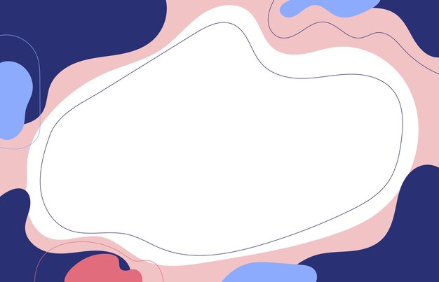 Vector flat abstract soft background
