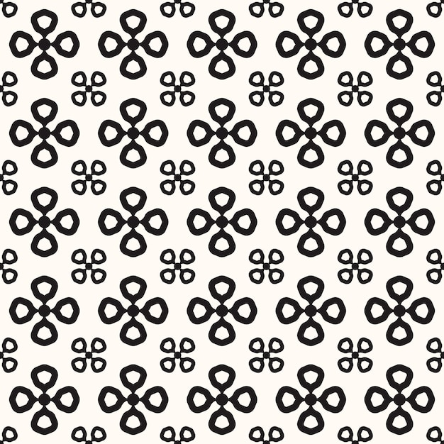 vector geometric abstract seamless monochrome pattern texture background