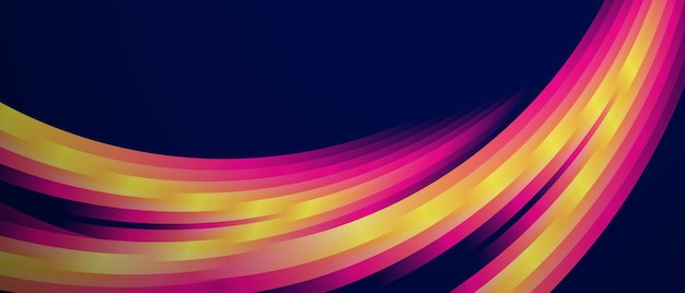 vector geometric wave abstract background in gradient colors