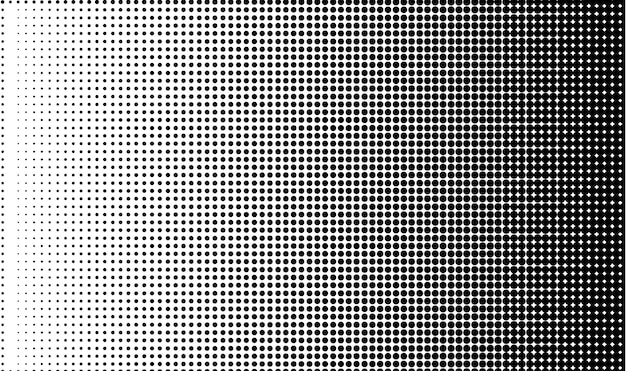 vector gradient black halftone dots background Pop art template