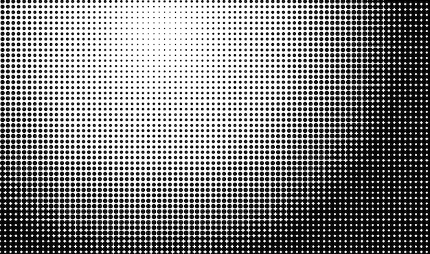 vector gradient black halftone dots background Pop art template