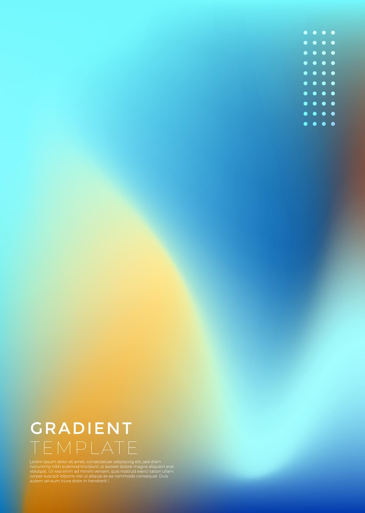Vector vector gradient cover background template
