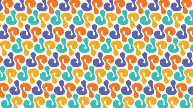 Vector Hand Drawn Colored Background