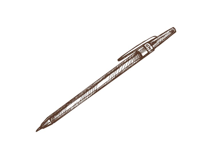 Vector vector hand drawn school and office supplies illustration detailed retro style pen sketch